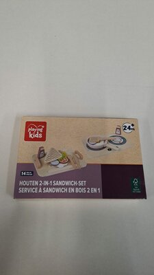 38132 Playing Kids Houten 2-in-1 Sandwich-set