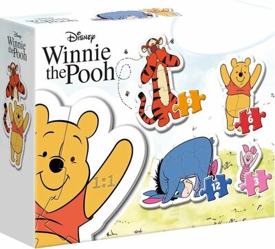 08203 Clementoni My First Puzzel  Disney Winnie de Pooh  3-6-9-12 stukjes