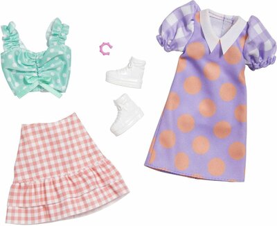 02375 Barbie Kleding Outfit Poppen Accessoires 2-pack  