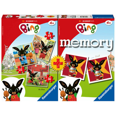 206759 Ravensburger BING 3in1 Puzzel & Memory