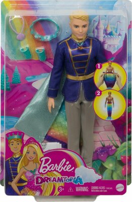 13965 Barbie Dreamtopia Prins & Kleurrijke Zeemeerman Barbiepop