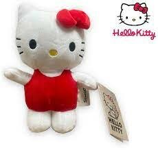 85531 Hello Kitty Plush Knuffel 20 cm Rood