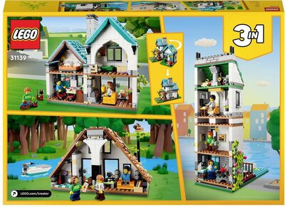 31139 LEGO Creator 3in1 Knus Huis Set