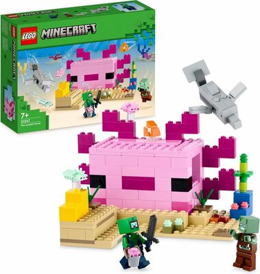 21247 LEGO Minecraft Het axolotlhuis