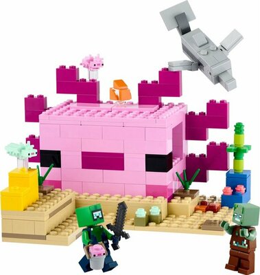 21247 LEGO Minecraft Het axolotlhuis