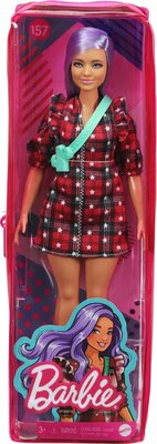 00262 Mattel Barbie Fashionistas Pop Plaid Jurkje
