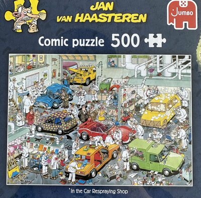 10884 Jan v Haasteren Puzzel In de Garage 500 stukjes