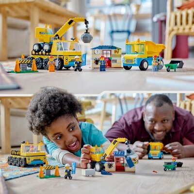 60391 LEGO City Kiepwagen, bouwtruck en sloopkraan
