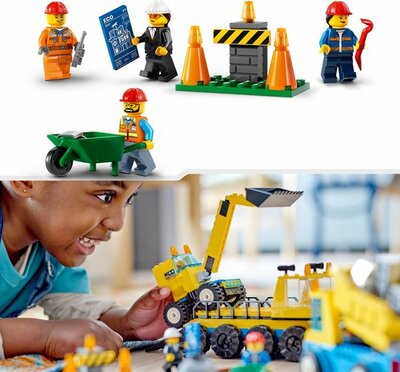60391 LEGO City Kiepwagen, bouwtruck en sloopkraan