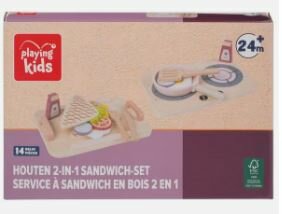 55016 Playing Kids Houten Sandwich-Set