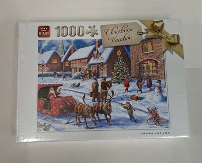 17876 KING Puzzel Christmas Vacation 1000 stukjes