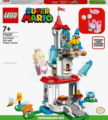 71407 LEGO Super Mario Uitbreidingsset: Kat-Peach-uitrusting en IJstoren