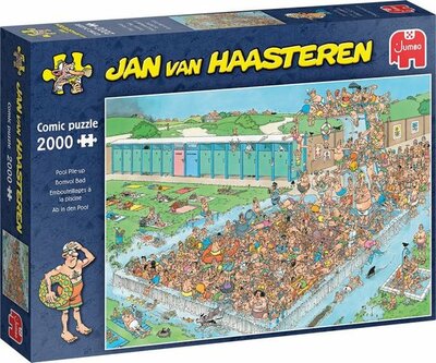 20040 Jumbo Puzzel Jan van Haasteren Bomvol Bad 2000 stukjes