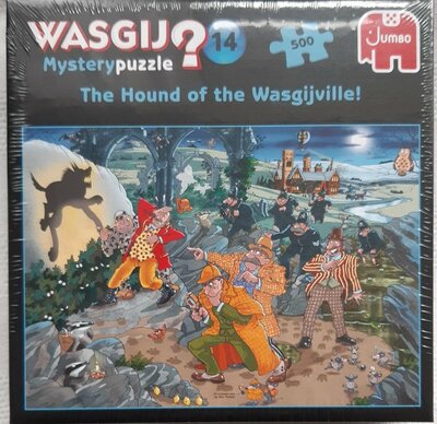 17265 Jumbo Puzzel Wasgij Mystery14 The hound of the Wasgijville! 500 stukjes