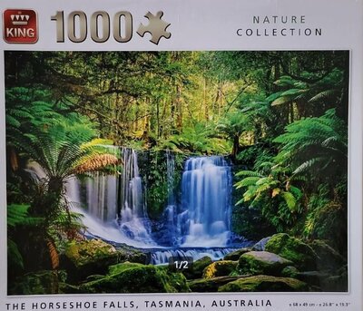 56068 KING Puzzel The Horseshoe Falls, Tasmania, Australia 1000 Stukjes