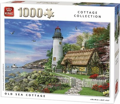 05717 King Puzzel Old Sea Cottage 1000 Stukjes