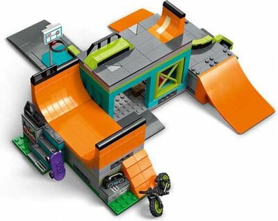 60364 LEGO City Skatepark Set met Speelgoed Skateboard en Fiets