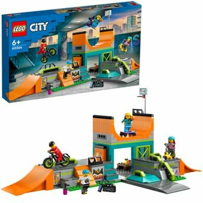 60364 LEGO City Skatepark Set met Speelgoed Skateboard en Fiets