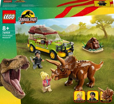 76959 LEGO Jurassic World Jurassic Park Triceratops onderzoek