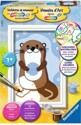 35780 Ravensburger Schilderen op nummer Otter