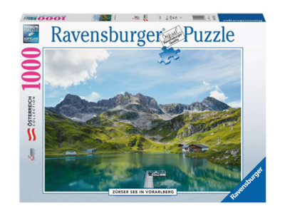 171743 Ravensburger Puzzel Zürser See in Vorarlberg 1000 Stukjes