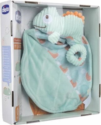 49292 Chicco My Sweet Doudou Kameleon knuffel en doekje