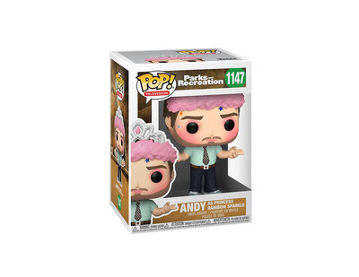 1147 Funko POP!Parcs & Recreation Andy Princess Rainbow