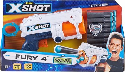 09837 Zuru X-Shot - Excel  Fury 4-16 Darts
