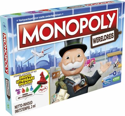 51444 Hasbro Monopoly Wereldreis