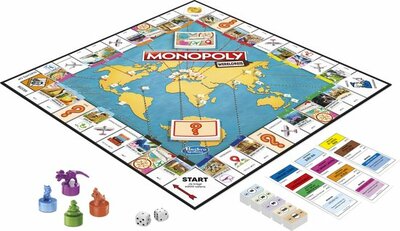 51444 Hasbro Monopoly Wereldreis