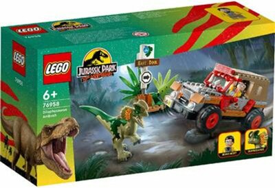 76958 LEGO Jurassic World Dilophosaurus Hinderlaag Dinosaurus