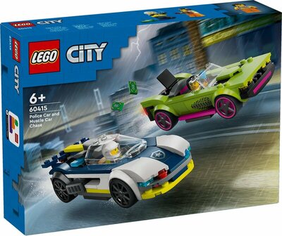 60415 LEGO City Politiewagen en snelle autoachtervolging