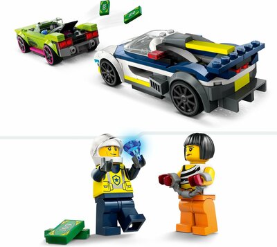 60415 LEGO City Politiewagen en snelle autoachtervolging