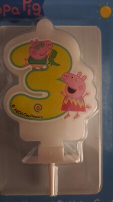 54294 Peppa Pig Verjaardagskaarsje 3