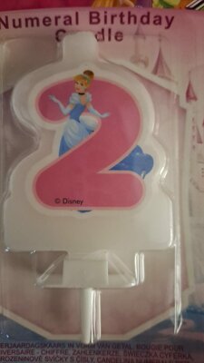 54164 Disney Princess Verjaardagskaarsje 2