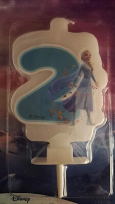 54102 Disney Frozen Verjaardagskaarsje 2