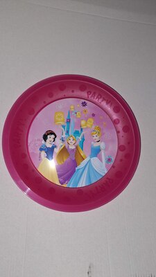 62657 Disney Princess Bordjes Herbruikbaar 4 Stuks Roze