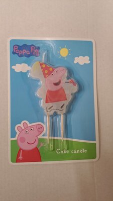 49350 Peppa Pig Verjaardagskaarsje Feest