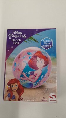 95998 Disney Princess Strandbal Roze 30 cm.