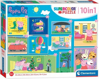 202713 Clementoni Puzzel Peppa Pig 10 in 1 