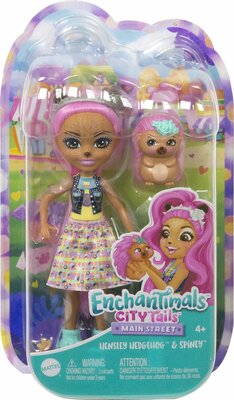 04635 Mattel Enchantimals City Tails Main Street Hensley Egel en Spiney