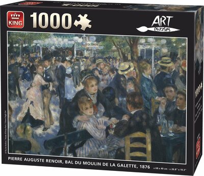 05399 KING Puzzel August Renoir BAL DU Moulin de La Galette 1000 stukjes