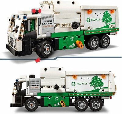 42167 LEGO Technic Mack LR Electric vuilniswagen