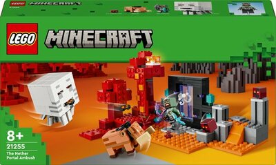 21255 LEGO Minecraft Hinderlaag bij het Nether-portaal