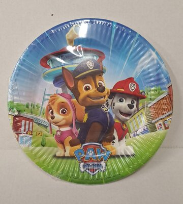 51230 Paw Patrol Kartonnen Bordjes 10 stuks Uitkijktoren