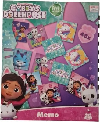 91368 Gabby’s Dollhouse Memo Spel 48 Kaartjes
