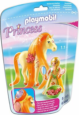 6168 Playmobil Prinses Sunny met Paard om te Verzorgen 