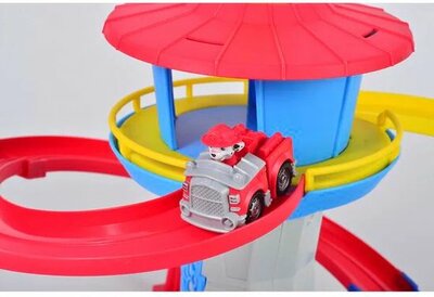 36437 Paw Patrol Race & Rescue Tower Speelset  Racebaan