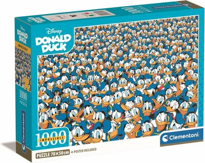 97990 Clementoni Puzzel Donald Duck Impossible 1000 stukjes