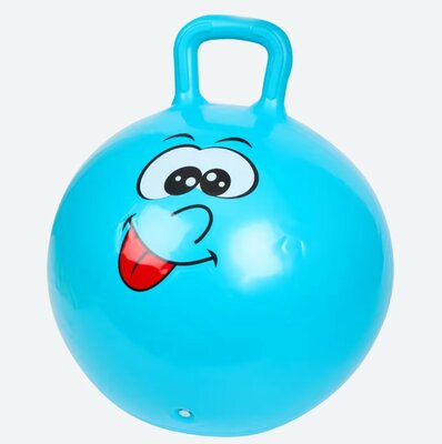 22650 Skippybal Smiley Blauw 45 cm   
